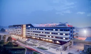 Silverstone Hilton Hotel entrance 2