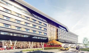 Silverstone Hilton Hotel entrance 1